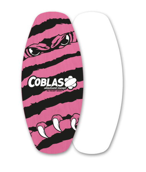 skimboard flat Soap-Pink/Black